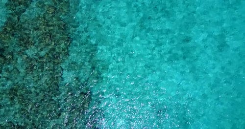 glittering tropical sea on a sunny day