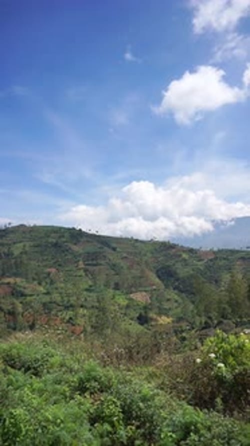 beautiful vertical video portrait beautiful mountain natural scenery hilly nature panorama
