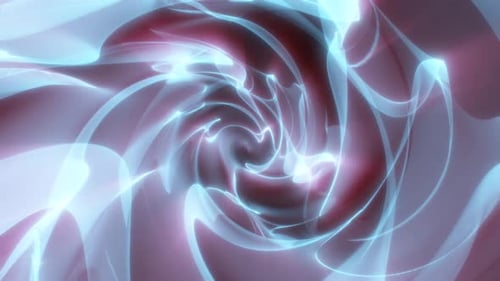 Abstract futuristic background blue glowing energy waves and hi-tech magic lines