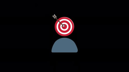 Animated Targeted Audience Concept Video - Transparent