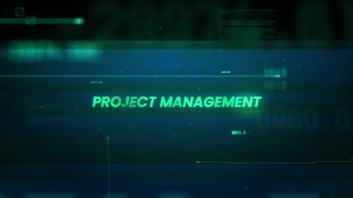 Digital Glitch Text Reveal Opener Title