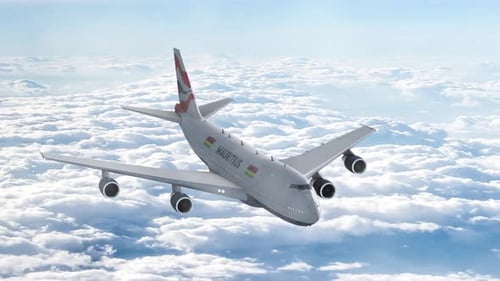 Airplane Animation Mauritius