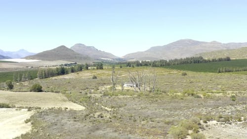 4k drone footage of a farm in South Africa