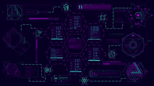 Animation of Infographics About Programming and Scientific Research
