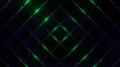Purple And Turquoise Moving Square Abstraction Background Vj Loop In HD