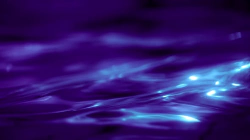 Elegant Purple Ultraviolet Abstract Liquid Water Mock-Up Loop Background
