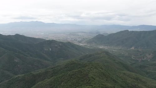 Mountains Roads Oaxaca, Aerial View Drone 3, Mexico