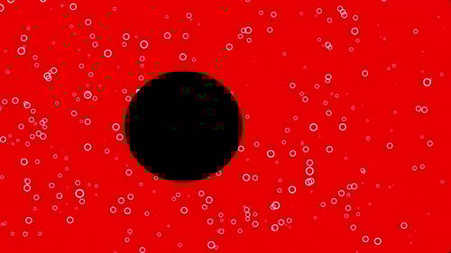 Flat Design Circle Shape Wipe Transition