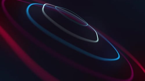 Futuristic Abstract Glowing Lines Swirl Background