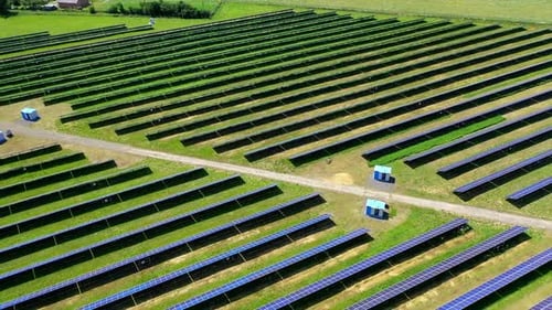 Station alternative energy from solar panels. Solar power station energy