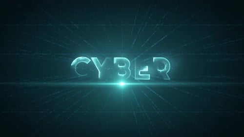 Futuristic Cyber Text Reveal Opener