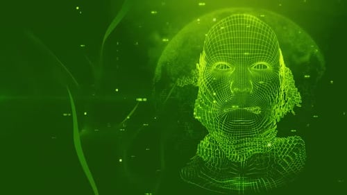 Artificial Intelligence Green Background