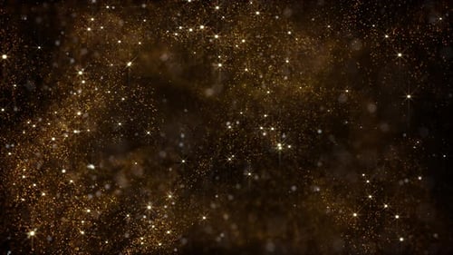 Glitter dust particles