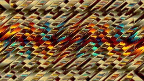 Optische Wellenanimation aus Glas 04