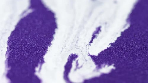 Sparkle Floating Oil Drops Shiny Paint White Blue