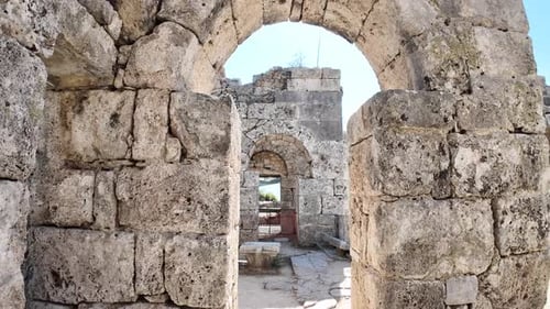 Kaunos ancient city.