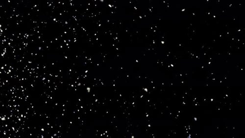 Dust Particles Floating to the Right in the Air