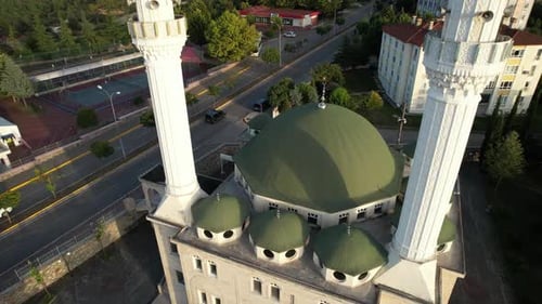Aerial Local Mosque