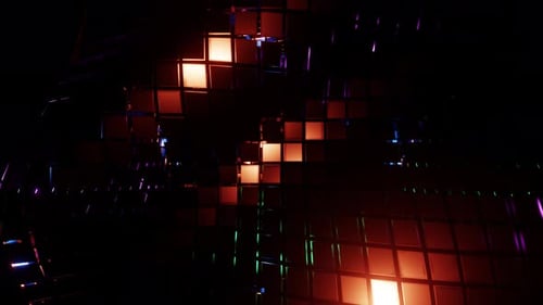 Disco Party Kaleidoscope Vj Seamless Loop Animation