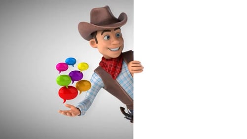 Fun Cowboy - 3D Animation
