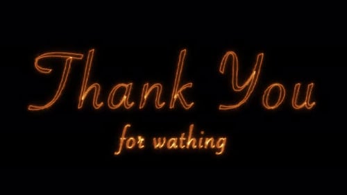 Fiery Glow Thank You Message Animation