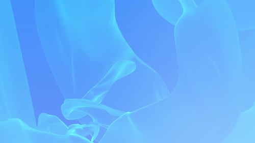 Smooth Abstract Blue Fluid Flow Background Animation