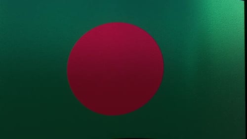 Realistic Waving Flag of Bangladesh Animation