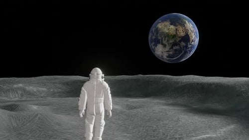 Astronaut Walk in Space Hd