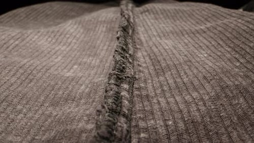 Macro Gray Fabric Detail