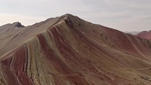 Vue de Rainbow Mountain par Drone