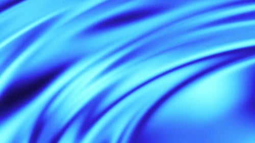 Abstract Fluid Blue Wave Background Animation