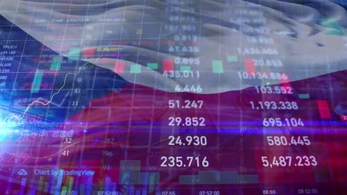 Czech Republic Flag Customs Tariff On Stock Market