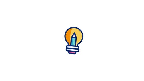 Animiertes Ideensymbol