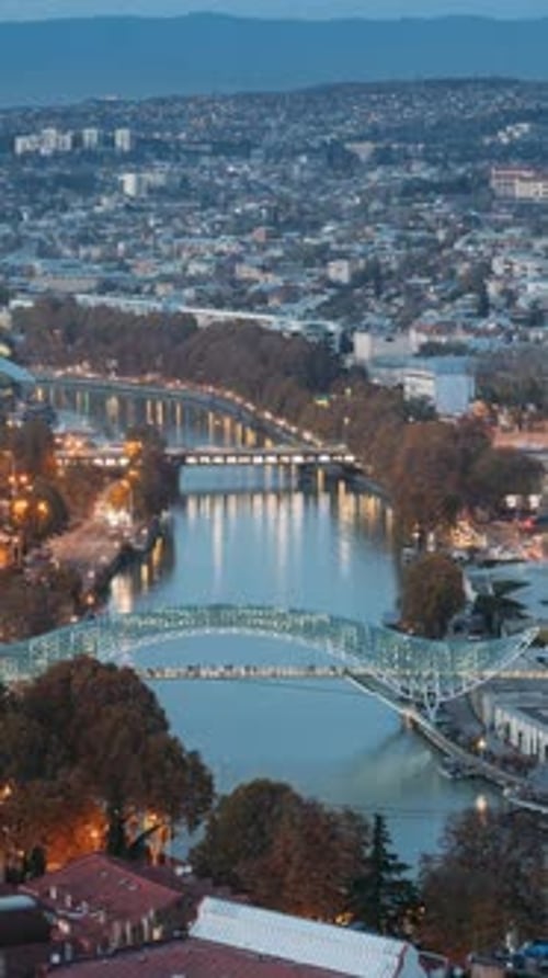 Tbilisi Georgia Top View Of