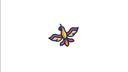 Animiertes Phönix-Symbol