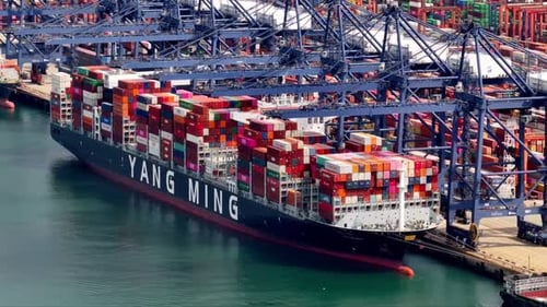 Terminal International Logistics Transportation Vessels 00373