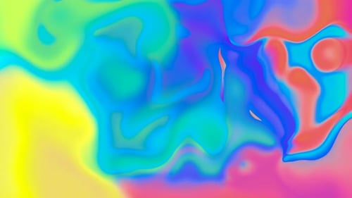 Vibrant Fluid Abstract Color Motion Background
