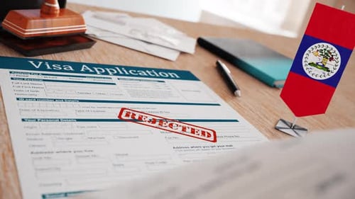 Belize Visa Application Rejected