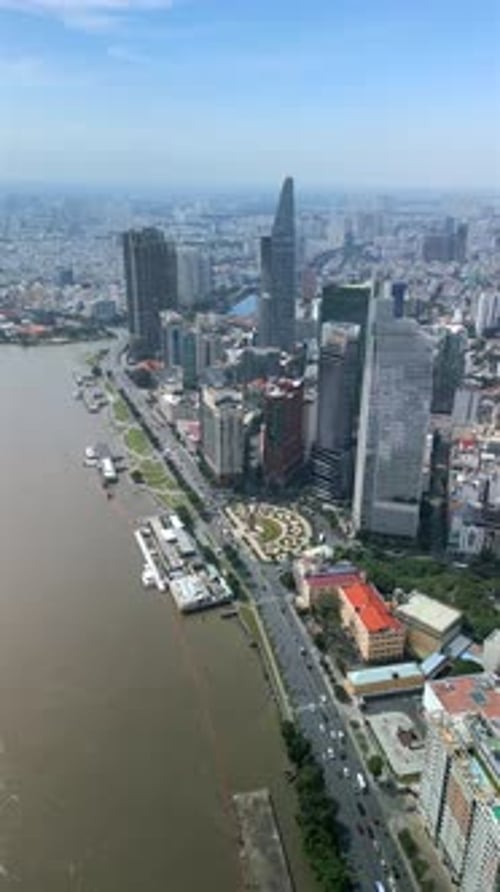 Downtown Ho Chi Minh City Vietnam