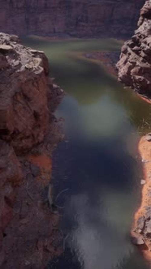 A Majestic River Flowing Through a Breathtaking Canyon