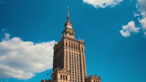 Palace of Culture and Science in Warsaw.