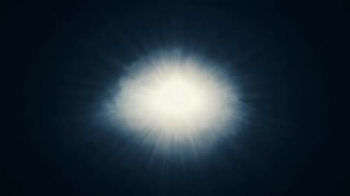 Luminous Fog Simulating A Soft Explosion