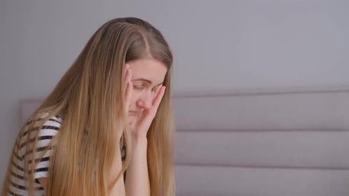 The Woman Feels Hopeless and Her Confidence is Low