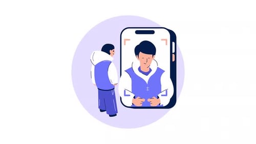 Face Recognition animation