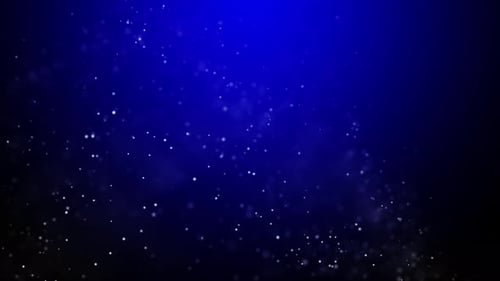 Abstract Blue Particles Background Loop