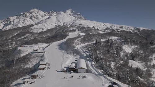 Gondola In Tetnuldi Ski Resort (Dlog)