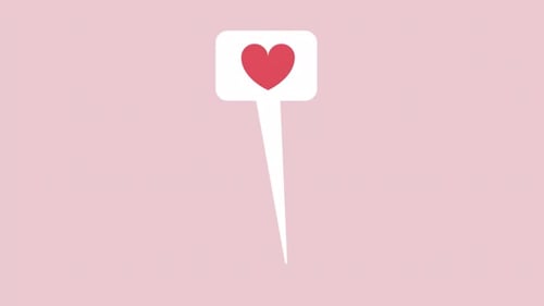 Animated Isolated Notice About Like