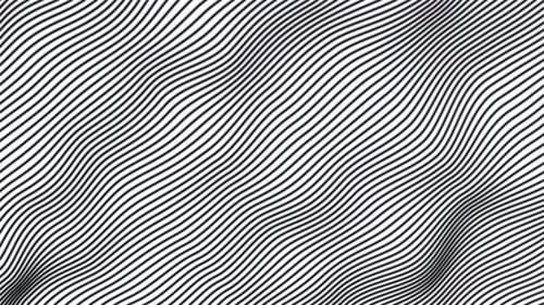 Dynamic wave particles shiny curve lines pattern background