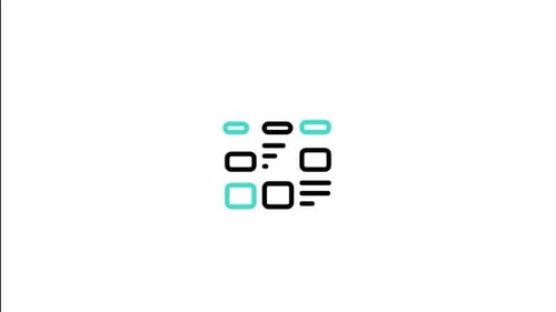 Minimalist Grid Icon Reveal Animation