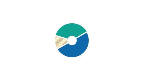 Animated Element of Business Infographic Pie Chart with 3 Slices